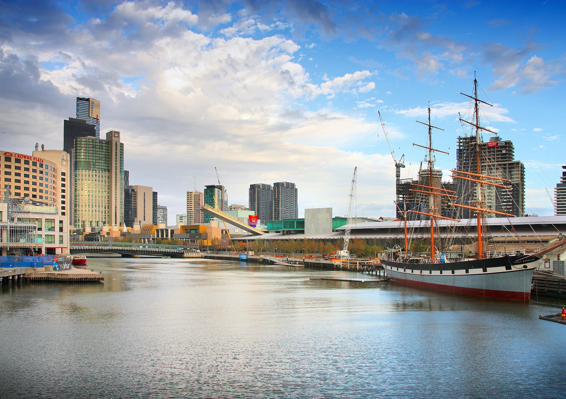 Melbourne Docklands skyline, a typical commercial cleaning market